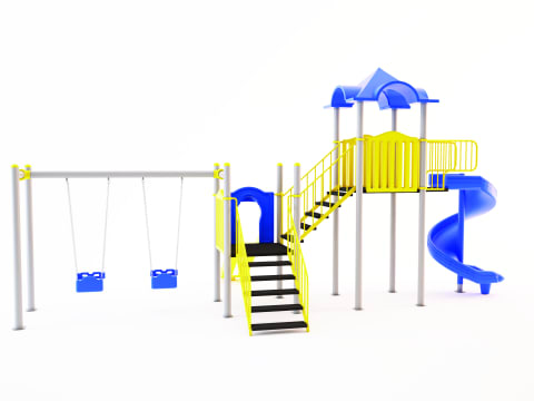 Ekonomik Seri A-01 EKO-05 | Metal Oyun Grupları | Erse Kent Mobilyaları